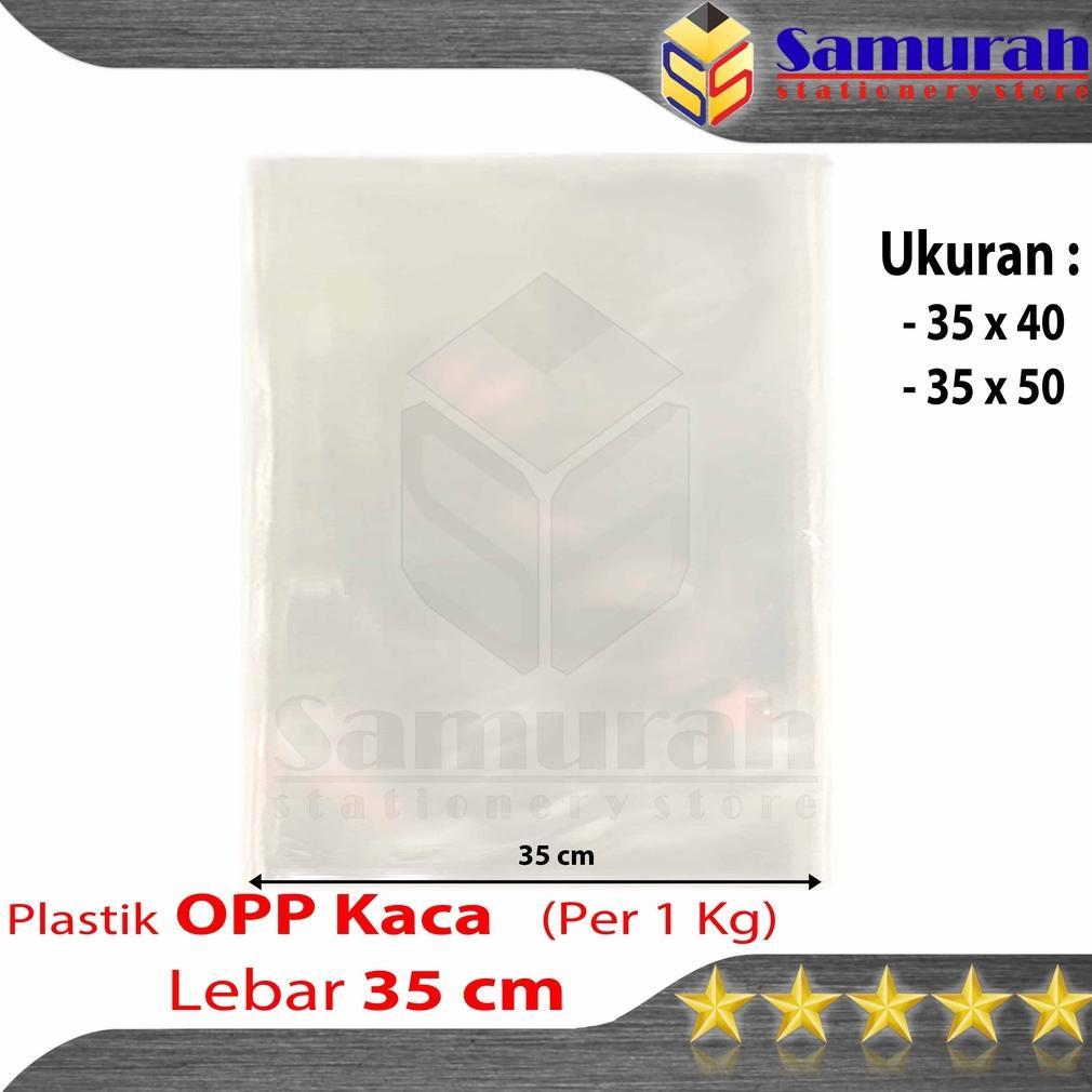 TERBARU 2026 Plastik OPP Kaca Lebar 35 x 40 cm Bening / Plastic Souvenir Ukuran 35x50 - Accesories 3