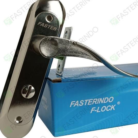 KUNCI PINTU KAMAR MANDI GAGANG PINTU SET/Kunci Kamar Mandi Model Handle Chrome/ GAGANG KUNCI PINTU H