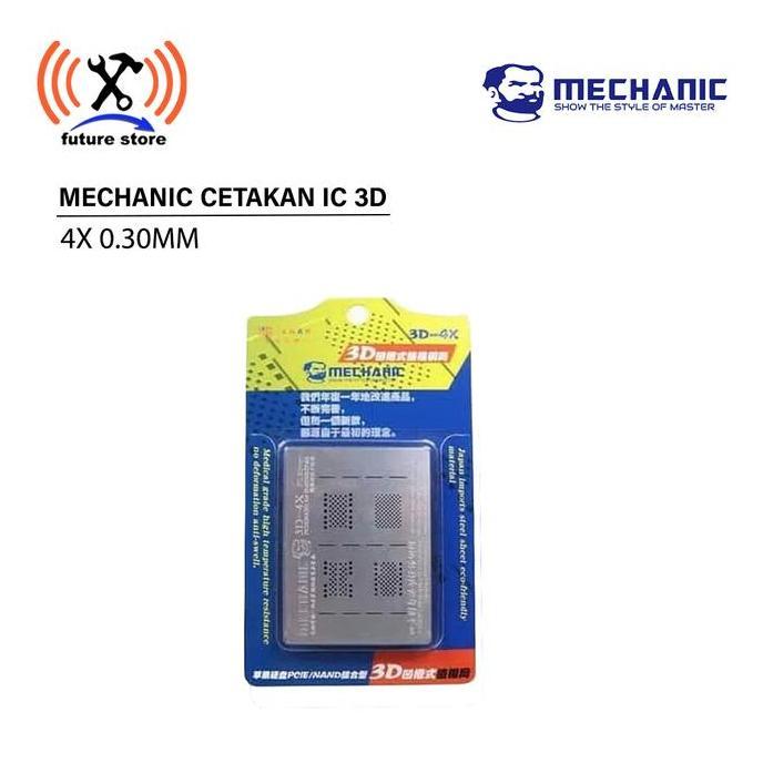 CETAKAN IC 3D MECHANIC 4X 0.30MM PCIE/NAND FOR IPHONE/IPAD ORIGINAL
