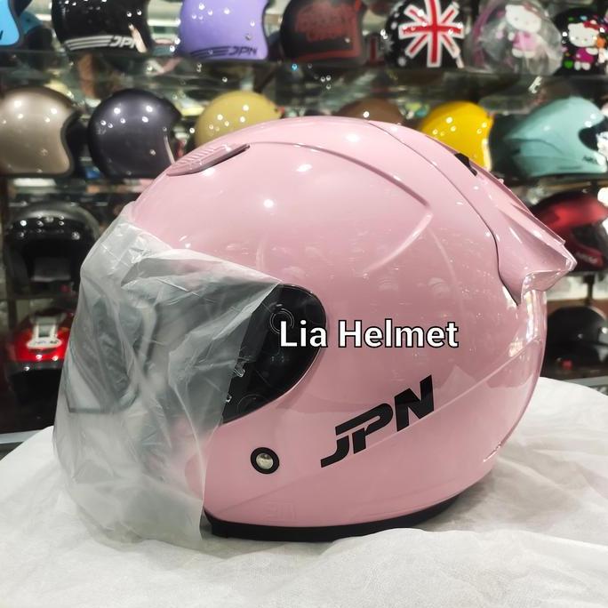 Helm Half Face Jpn Galaxy Pink Pastel / Helm Jpn Galaxy Polos Pink