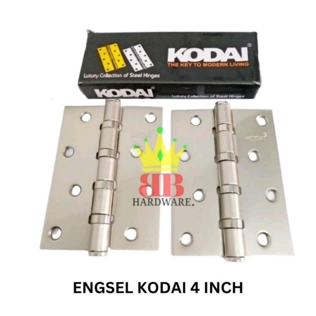 ENGSEL KODAI 4 INCH SILVER DAN GOLD / ENGSEL PINTU JENDELA