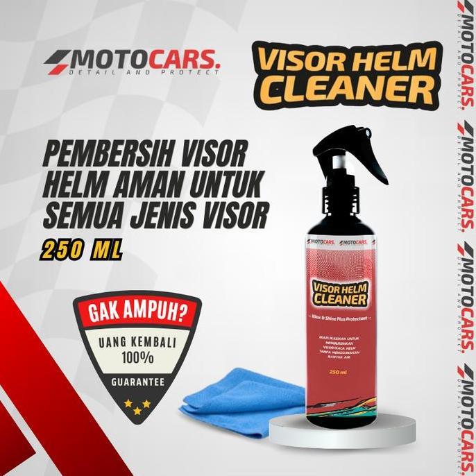 PERAWATAN PENGKILAP PEMBERSIH KACA VISOR HELM CLEANER VISOR HELM MOTOR