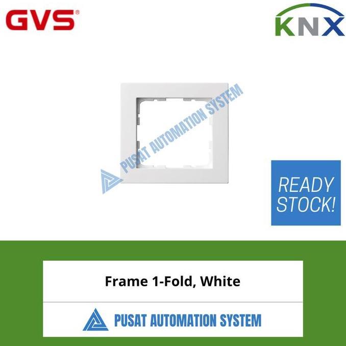 KNX GVS Frame 1 fold White, Plastic