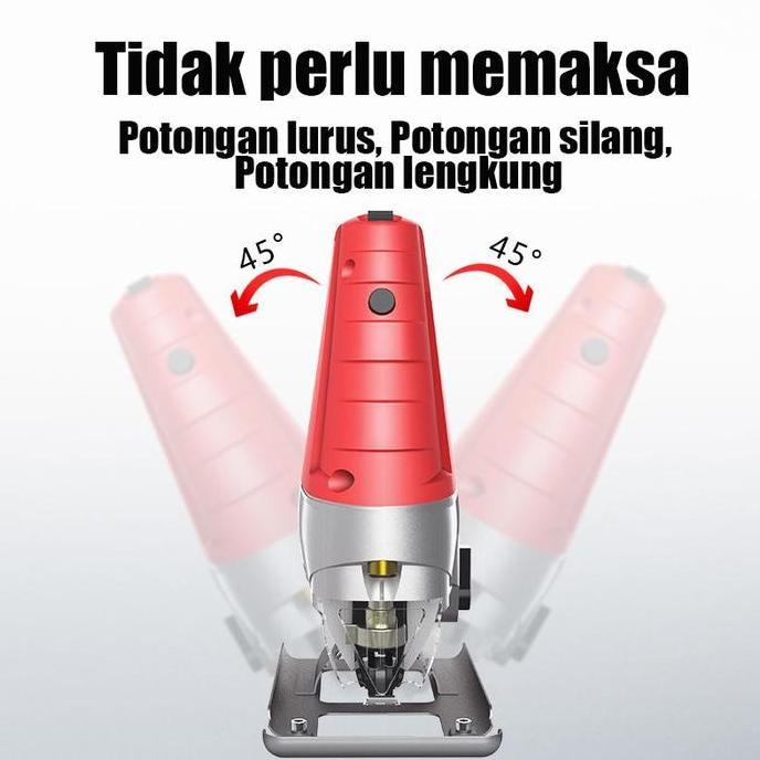 Sale Reaim Mesin Gergaji Jigsaw 450W Gergaji Listrik Gergaji Kayu Mesin Potong Besi   Mesin Potong K