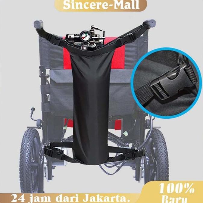 POIRENS Tas Oksigen Untuk Kursi / Oxygen Cylinder Bag / Roda Oxygen Bag For Wheelchair
