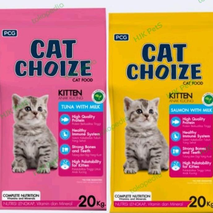 Cat Choize Kitten 20kg 20 kg Tuna Salmon catfood choice makanan kucing