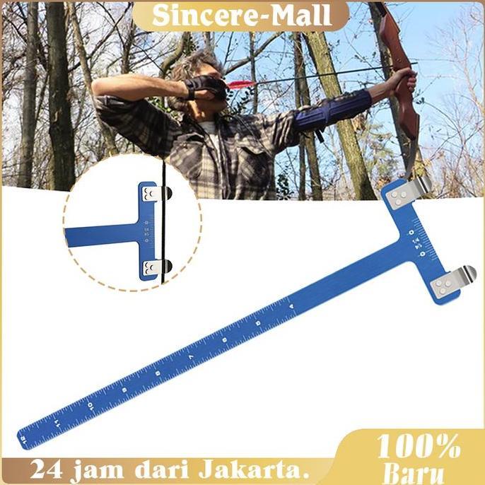 ERTTOLIN Fismil T Gauge T Scale Bow Square Fismil Elong Penggaris Busur Panah