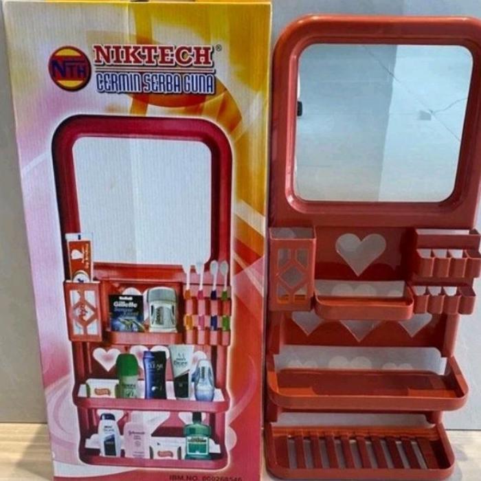 Rak Cermin Kamar Mandi /Innova /Kaca Kamar Mandi /Rak Serbaguna