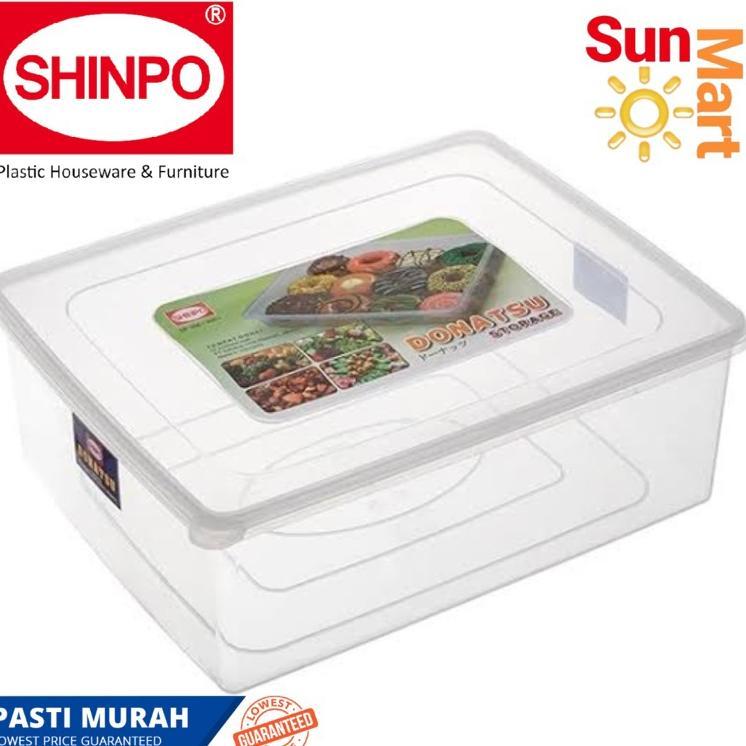 Tempat Donat Box Donat Shinpo Plastik Tinggi / Donut Box Tebal Shinpo