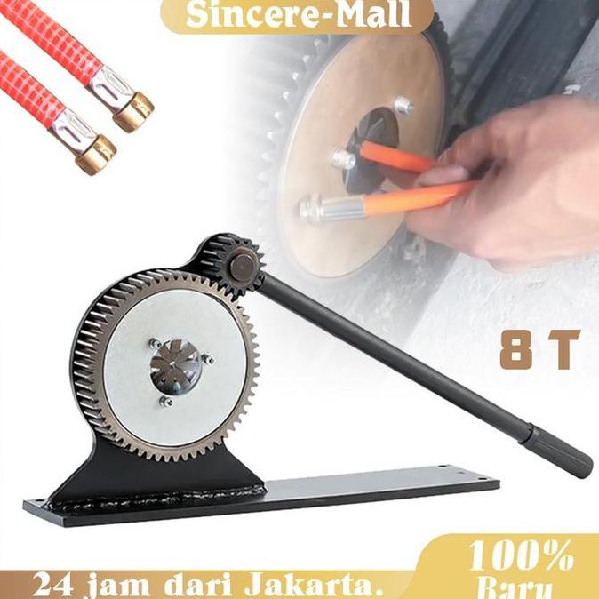 POIRENS Alat Pres Selang Kompresor Mesin Press Selang Crimping Manual Alat Pres Selang Hidrolik