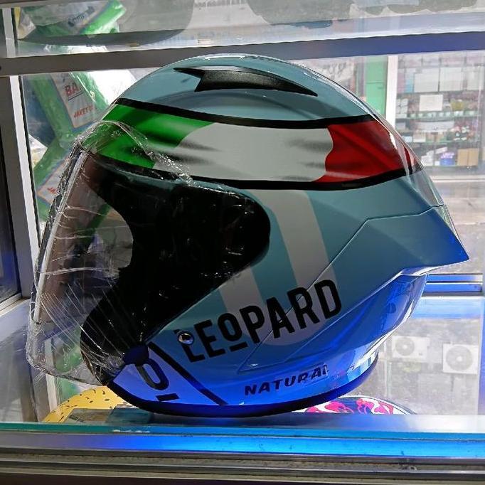 Helm Half Face Leopard Tosca
