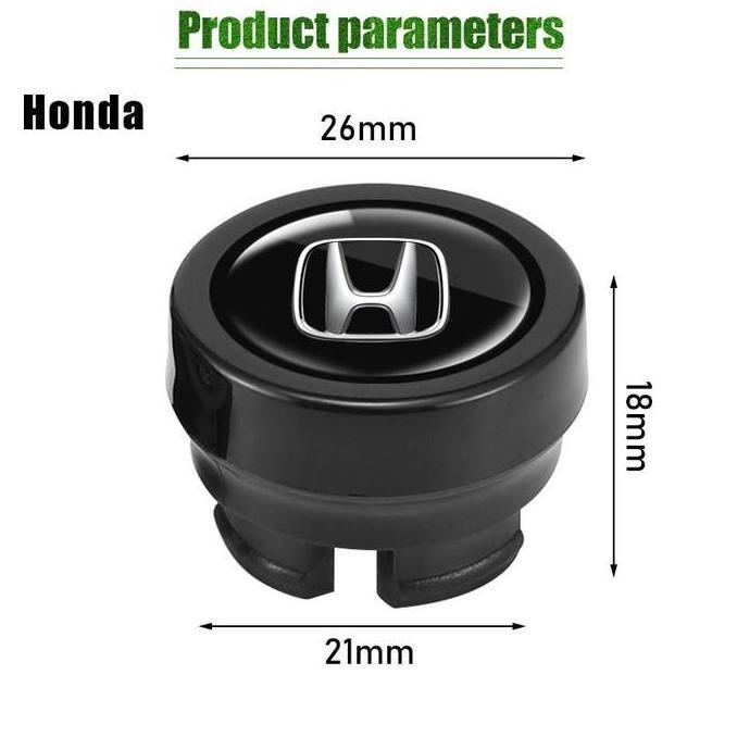 POIRENS Car Lighter Socket Cover Tutup Power Outlet Soket Colokan Mobil Dekorasi Interior Mobil Hond
