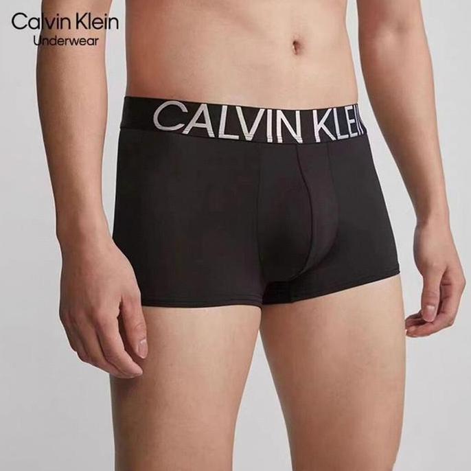 Calvin Klein Pakaian Dalam - Celana Dalam Pria Ice Silk - Boxer Pria bahan sutra es