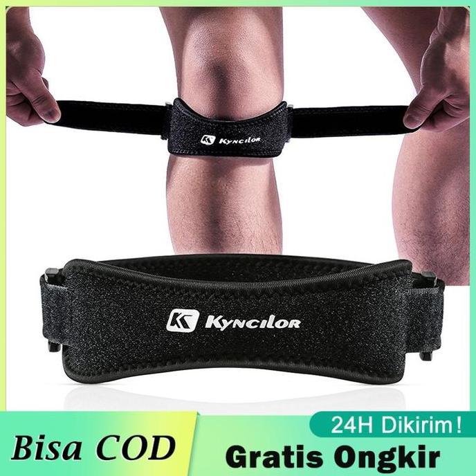 SMG Knee Patella Brace Support Knee Support Lurus Atau Knee Pad Pelindung Lutut Deker Untuk Sakit Lu