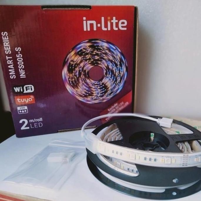Smart WiFi LED FLEXI Strip RGB 2M INFS005-S2M IP 65 - INLITE BISA GRAB