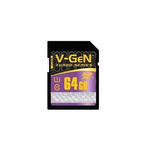 NEW SD CARD VGEN TURBO SERIES 64GB SDXC TURBO 64GB V-GEN ORI