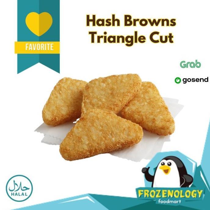Verdura- Potato Hash Browns Triangle Cut Belgian Crunchy French Fries Premium