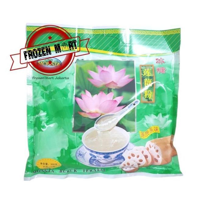 NEW MONSTA MINUMAN BUBUK AKAR TERATAI 300GR / LOTUS ROOT POWDER / YANBAO ORI