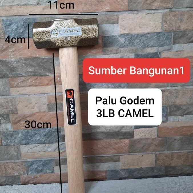 Palu Godem Godam Bodem Camel 3Lb Palu Beton Besar