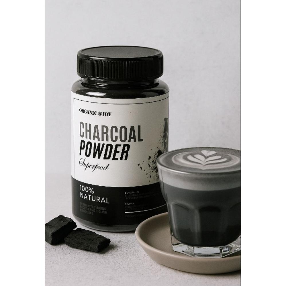 Ready Stock Activated Charcoal Powder/ Bubuk Arang Bambu Aktif /Carbon Aktif (Food Grade,bisa untuk 