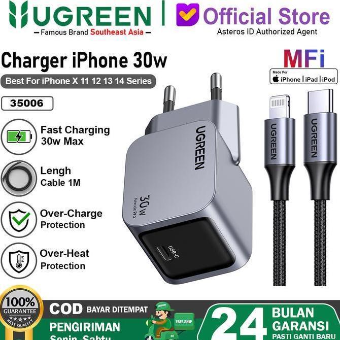 Sale Ugreen Charger Iphone 25W For Iphone 8 X Xr 11 13 12 14 - Ugreen Fast Charging Iphone Type C To