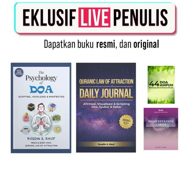 Renggojati - ( SPESIAL AWAL TAHUN BELI 1 DIKIRIM 3 ) BUKU The Psychology of Doa dan buku Daily Journ