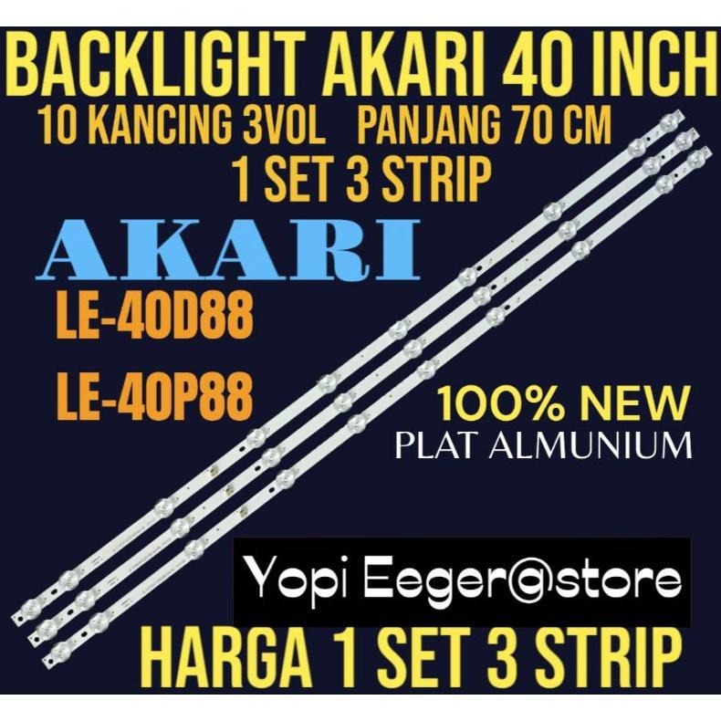HOT SALE BACKLIGHT TV LED AKARI 40 INCH 40LE40D88- LE-40P88