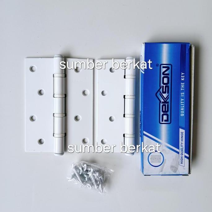 Bigbax- Engsel Dekson 4Inch Nylon , Engsel Dekkson 4' Putih , Engsel Dekson 4'