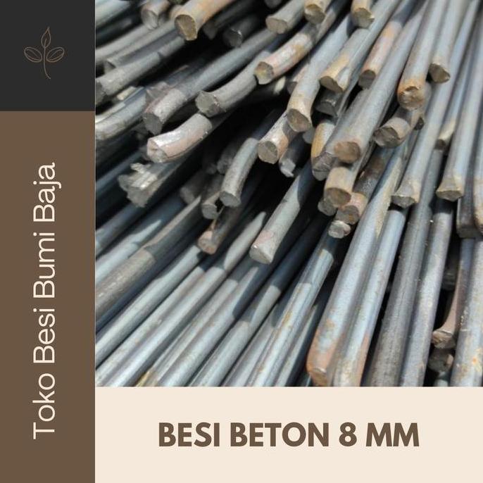 Bigbax- Besi Beton 8 Mm Polos / Besi Behel 8 Mm Polos