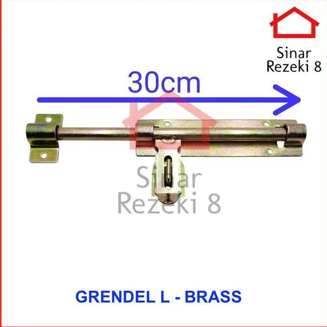Bigbax- Grendel Pintu Besi L / Kunci Pagar Besar Selot Jendela Slot