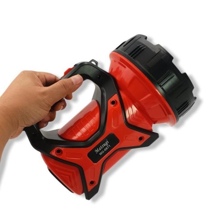 TTS MATSUGI Senter LED RAMBO 20W MG-6671 I Senter Jumbo Jarak Jauh Untuk Tambak Hutan MG6671