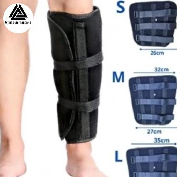 gips kaki tulang  penyangga/pelindung kaki patah