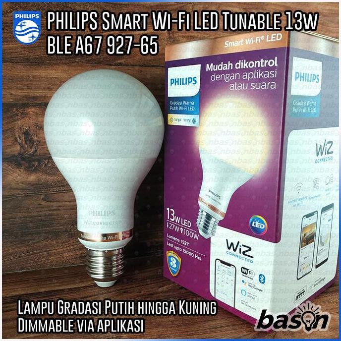 sidek_muaan - philips smart wifi led 13w tunable white e27 a67 cri90 ~ wiz connected
