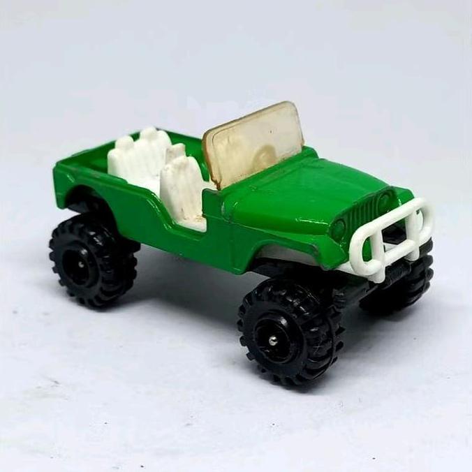 corgi 4x4 44 jeep cj6 cj-6 j.48 green made in gt britain loose diecast 1/64 (s)