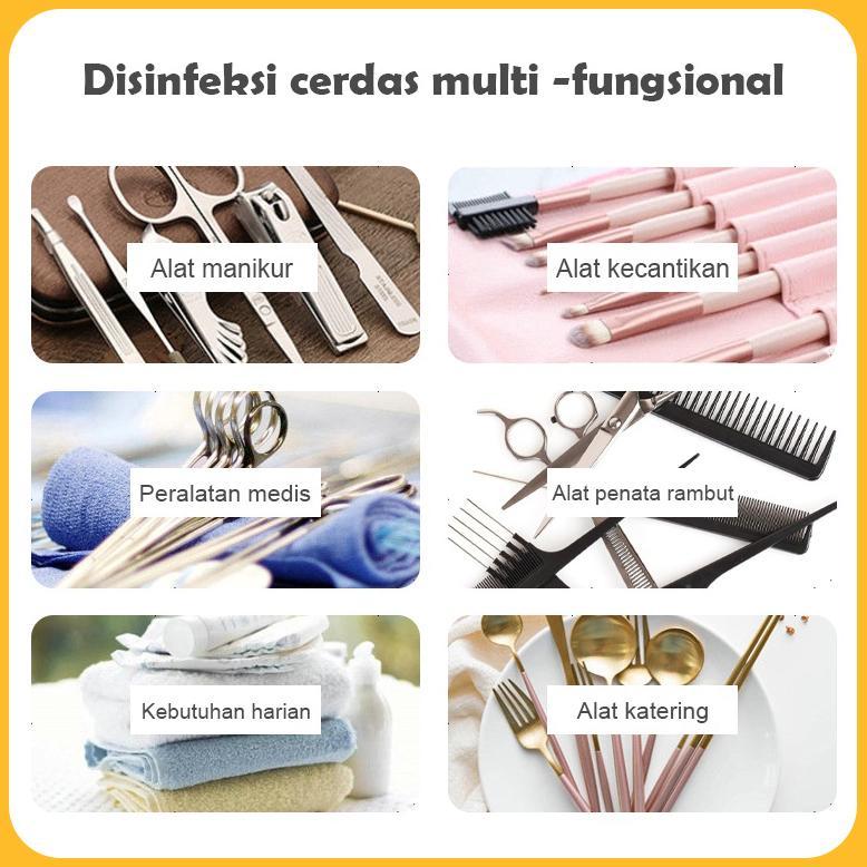 Uv Sterilizer Box Disinfection Cabinet Uv Ozon Kill Bakteri Covid Alat Steril Salon Alat Kuku Kecant