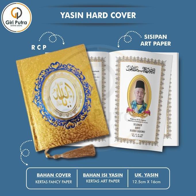 YASIN HARD COVER 208 HALAMAN / YASIN KERTAS ART PAPER