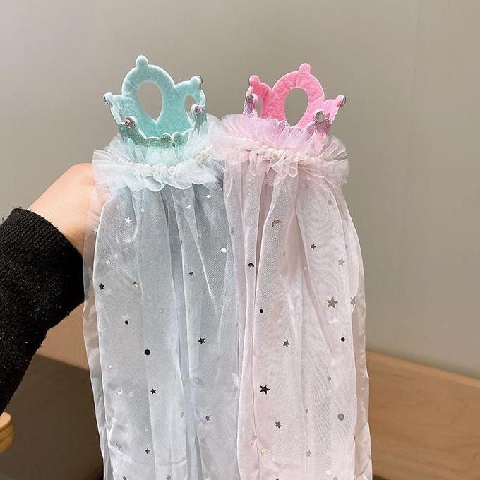 [KIDSFASHIONKOLEKSI] Bando Anak Perempuan Motif Mahkota Crystal Slayer Star Import