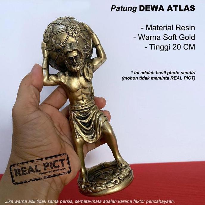 Patung Dewa / Titan Atlas - Mitologi Yunani