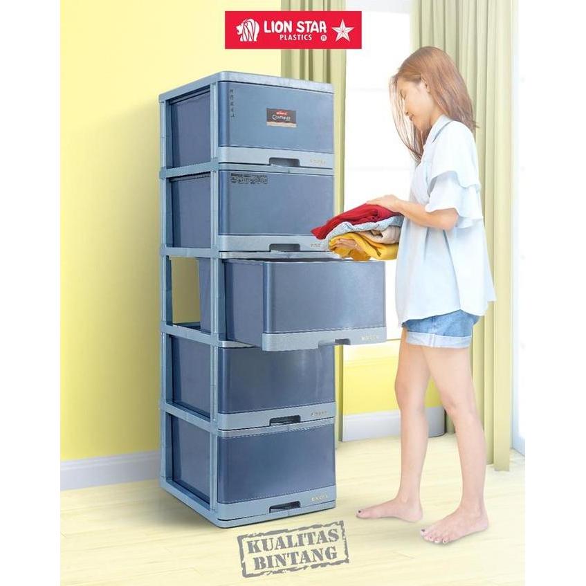 Lion Star XC-17 Excel Container L5 Lemari Excel Susun 5