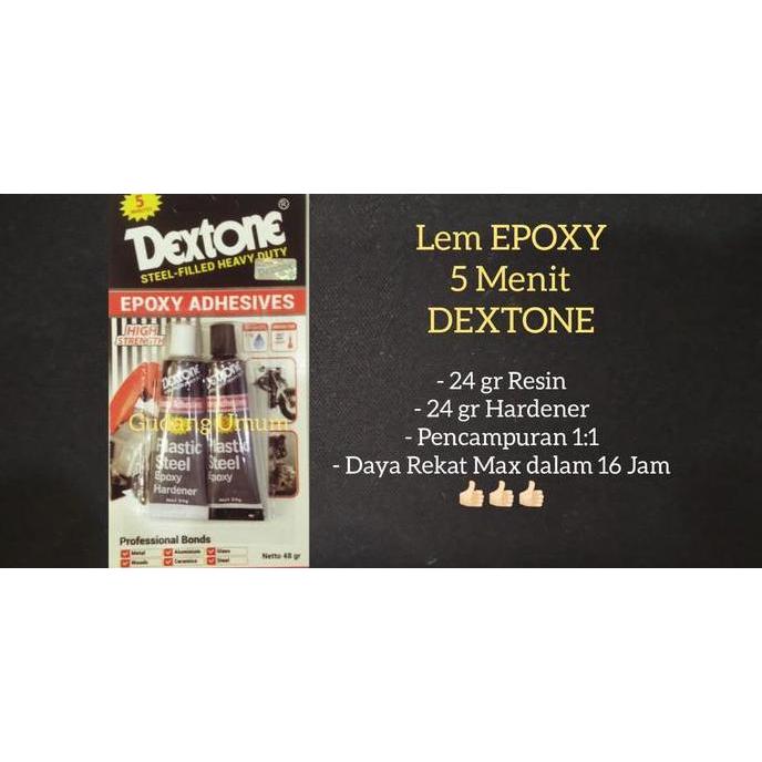 Ready Lem Besi 48 Grm DEXTONE Epoxy