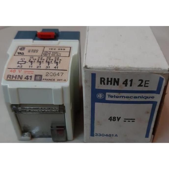 Telemecanique Schneider RHN 41 2E RHN412E 48VDC Plug-in Relay 4CO