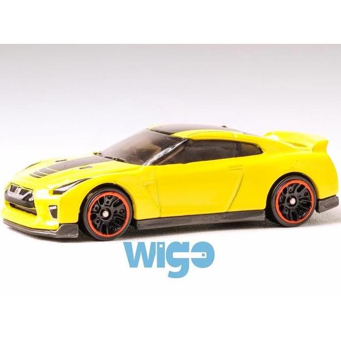 Hot Wheels LOOSE 17 Nissan GT-R R35 kuning hitam Hotwheels Diecast