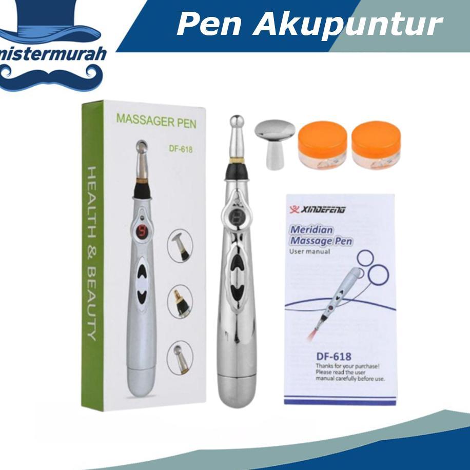 Pulpen Akupuntur Laser Pena Pijat Terapi Refleksi Elektrik Massage Pen Akupuntur Listrik Meridian