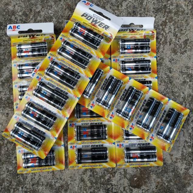 Baterai Abc Aaa Super Power 12Pcs - Abc Super Power