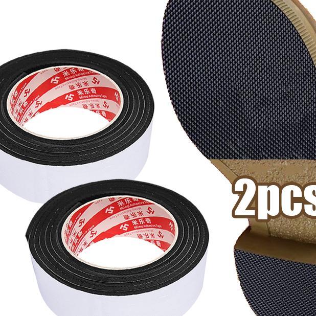 2M*10Cm Stiker Sol Sepatu Anti Selip Sol Tendon Tahan Aus Sepatu Kulit Hak Tinggi Perekat Diri Lemba
