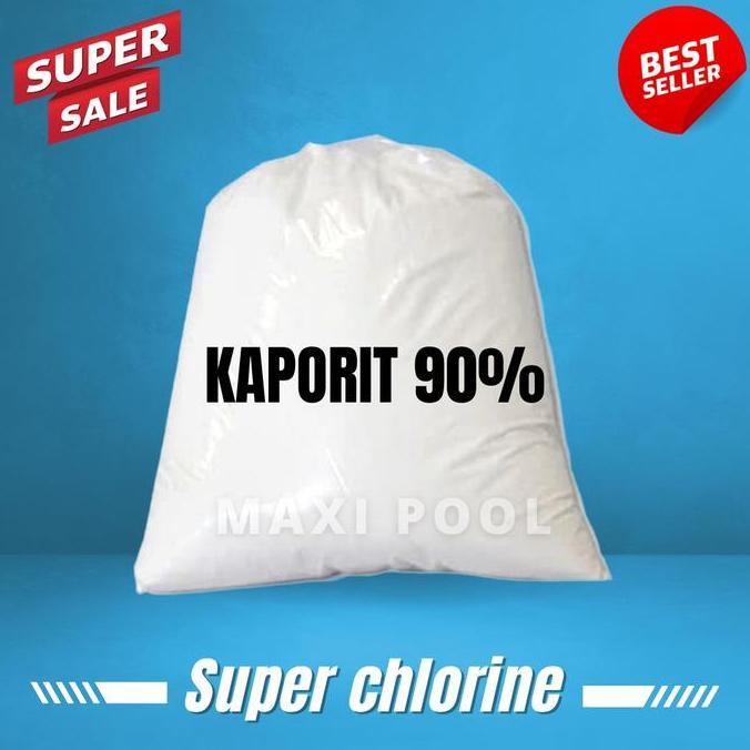 Kaporit bubuk 90% / Kaporit 90% / Kaporit Kolam Renang / Klorin 90%