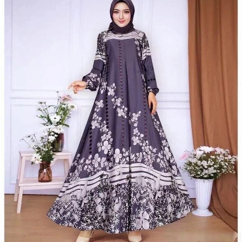 NEW Gamis SELENA HYGET MOTIF busui PALING LARIS ,Gamis hygit MURAH