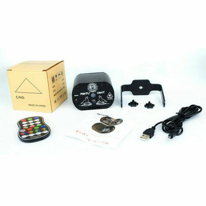 Ready  Lampu Proyektor Laser Panggung LED Mini Lighting Laser Projector Disco