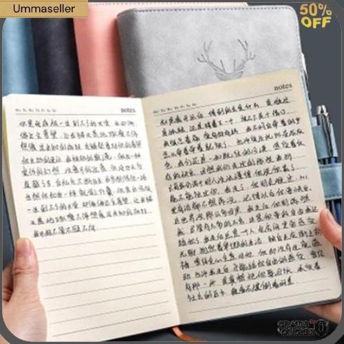 A5 Notebook Kawaii 360 Halaman Buku Harian Buku Harian Lilin Kulit Bisnis Sekolah Kuliah Kantor Perl