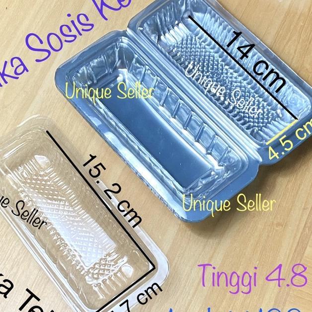 [Isi100] Mika Sosis Kecil Pia 145 / Mika Sosil Kecil / Mika Pia Pie 145 / Tray Sosis Kecil / Tempat 